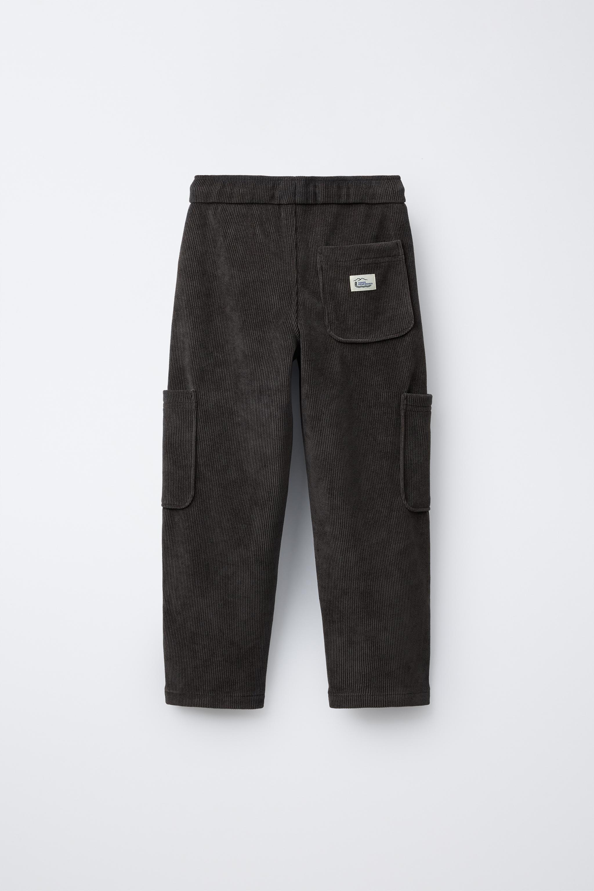 CORDUROY PANTS WITH POCKETS